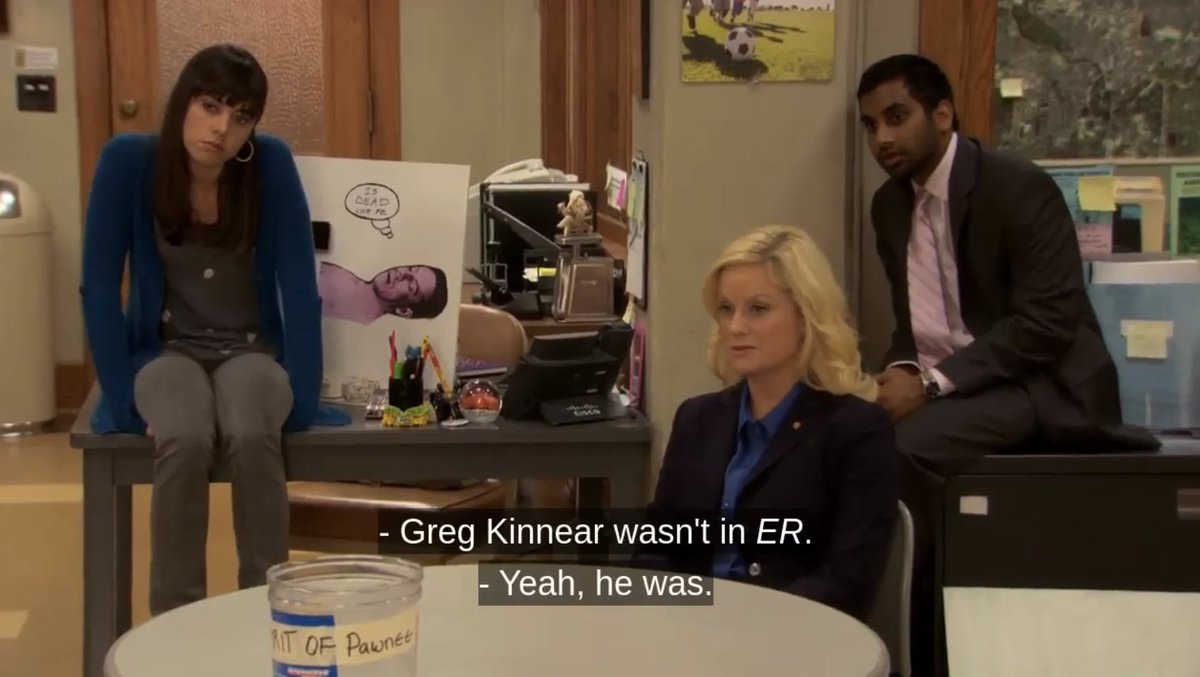 out of context parks and rec tweet media