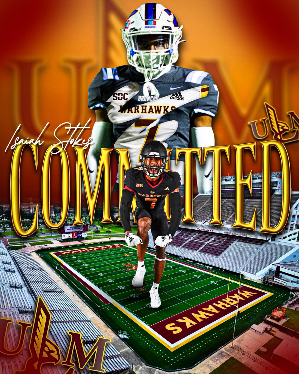 zae_stokes007's tweet image. Committed! Let’s get it! @ULM_FB 🦅❤️🖤💛 #AGTG 🙏🏾
