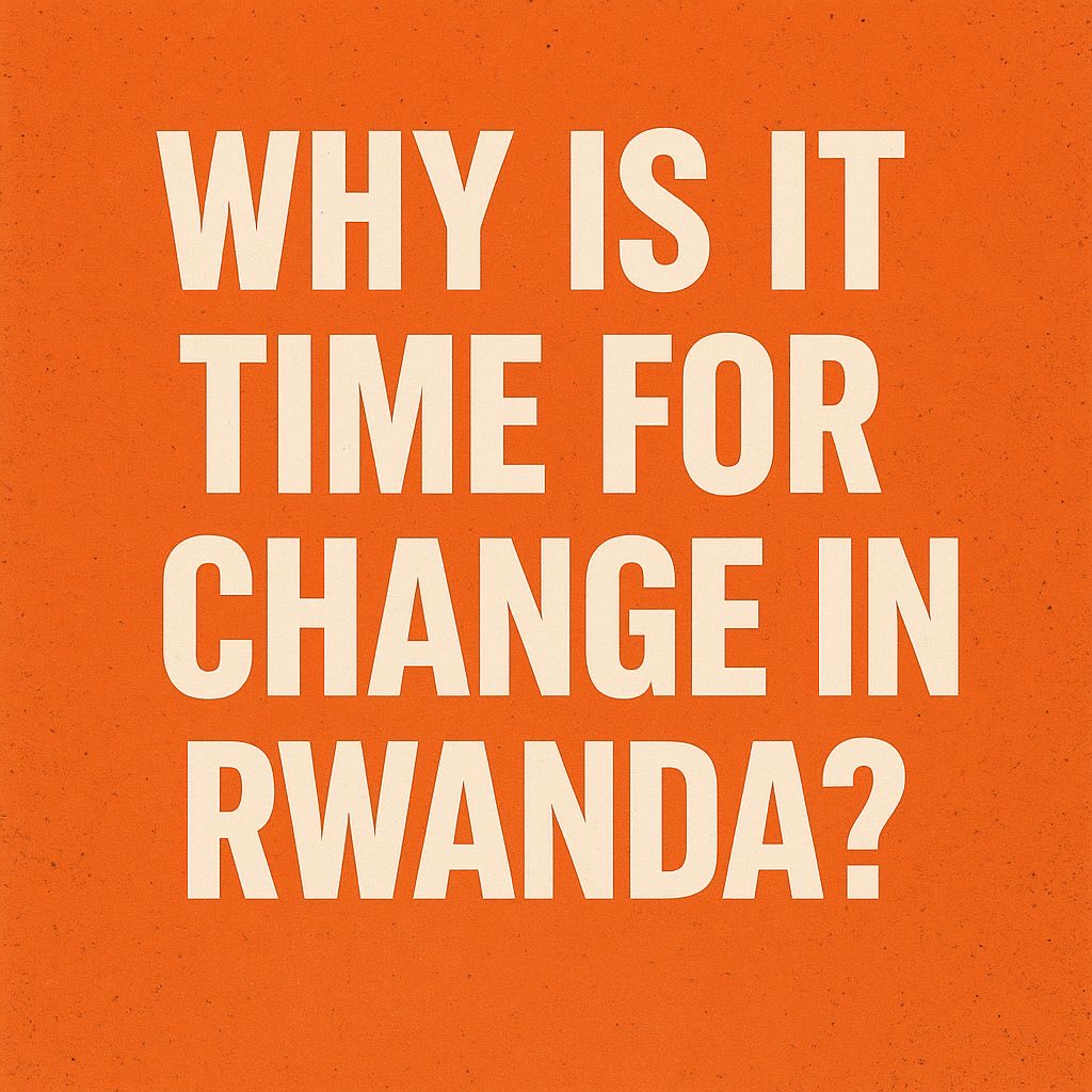 REFLECTION TIME : WHY IS IT TIME FOR CHANGE IN RWANDA ? 

Dear Rwandans,  
Dear Youth,

For years, President #PaulKagame has publicly expressed his desire to eventually step down and allow new leadership to emerge. He has hinted at retiring to a quieter life, perhaps as a