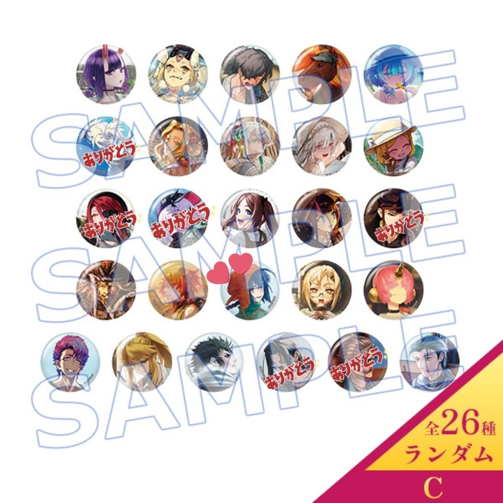 バラ売り⭕️ fgo 岡田以蔵 夢装 缶バッジ 136点 fate fgo 岡田以蔵 夢