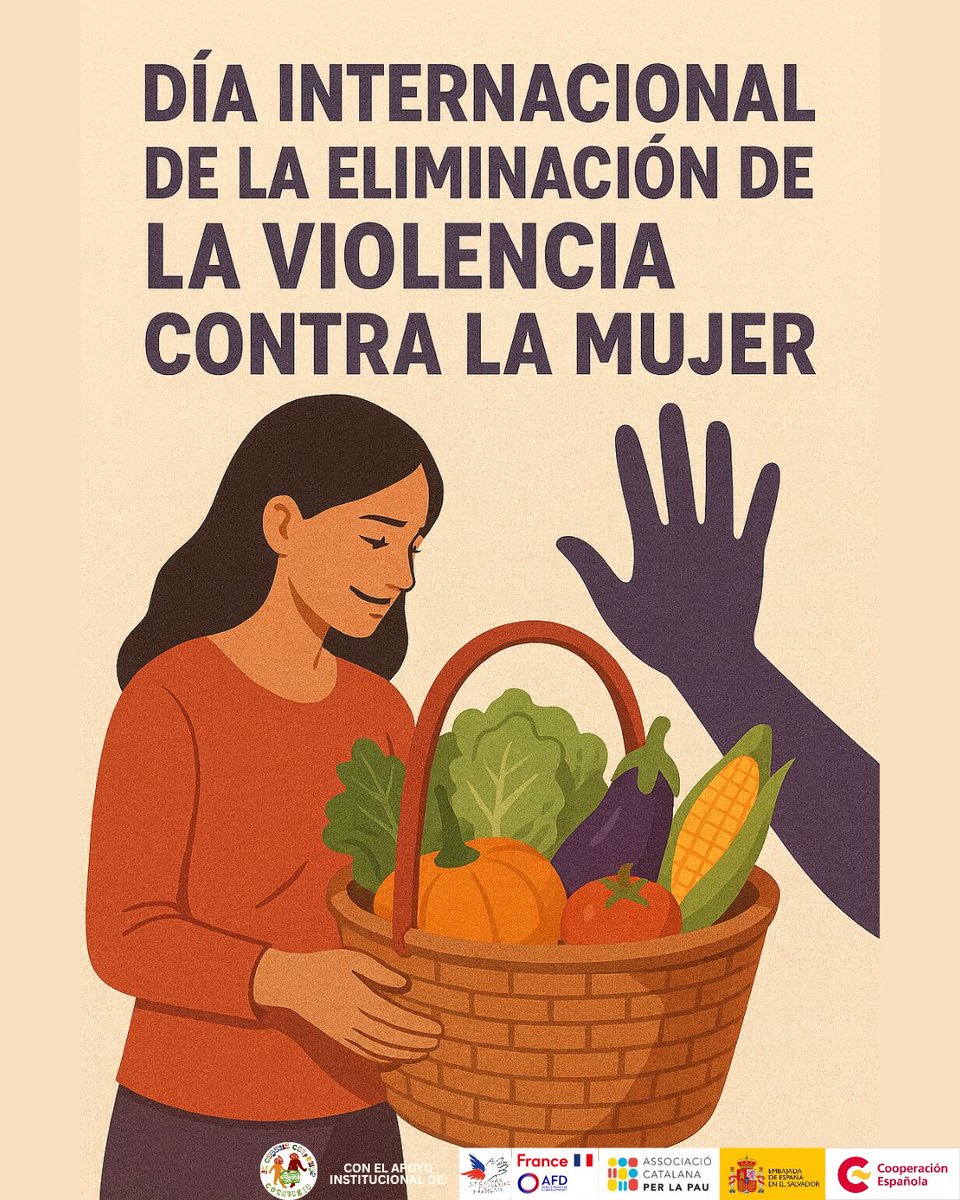 lacanastacampes's tweet image. En el Día Internacional de la Eliminación de la Violencia contra la Mujer, La Canasta Campesina honra y apoya a todas las mujeres del campo. Juntas cultivamos respeto, igualdad y comunidades más seguras.

#SomosFamilia
#CanastaCampesina
#SomosArtesanosDeLaTierra