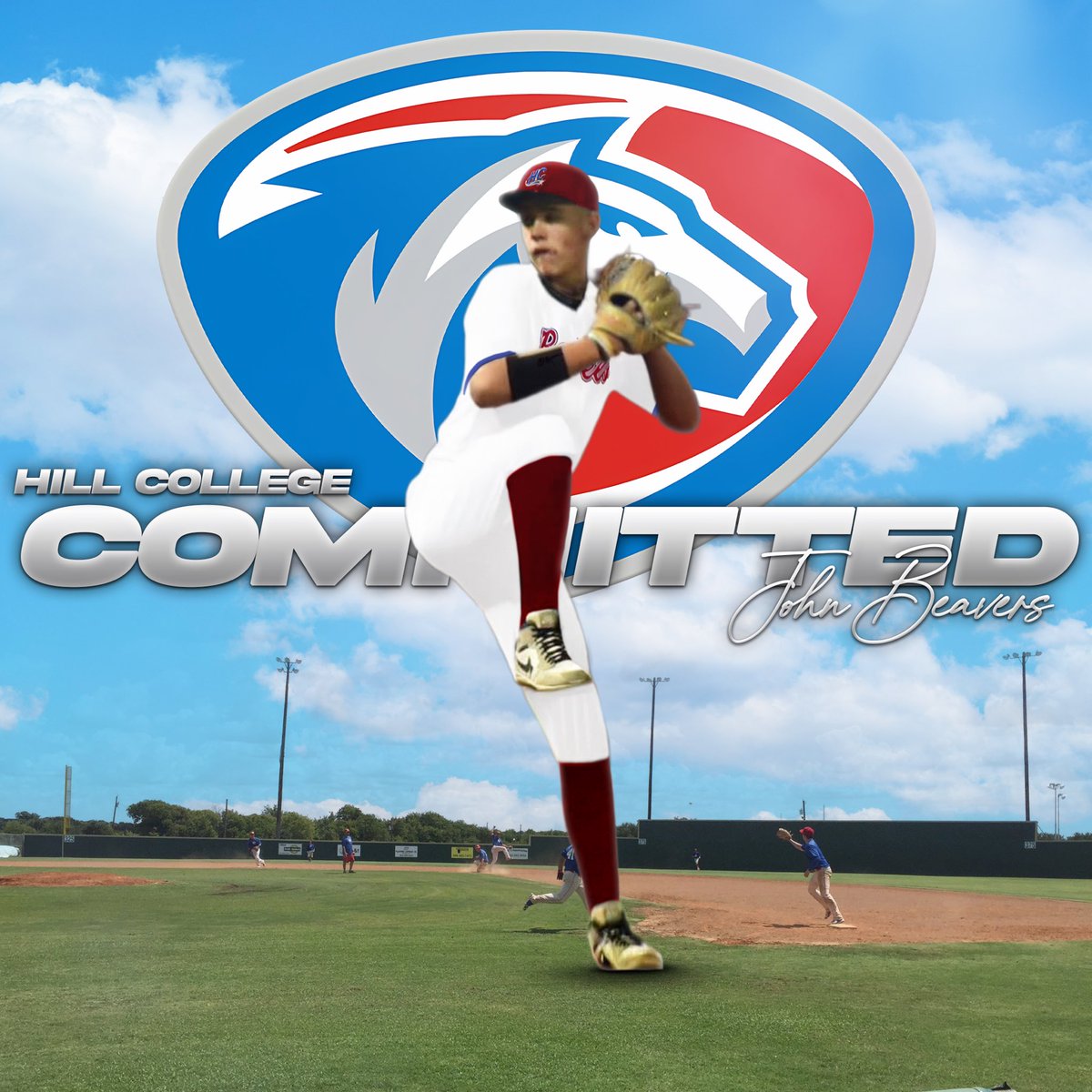 I am blessed to announce my commitment to Hill College. I would like to thank my family for always being there and believing in me through my journey. I would also like to thank Coach Wolfe for always pushing me to be my best. All Glory To God!