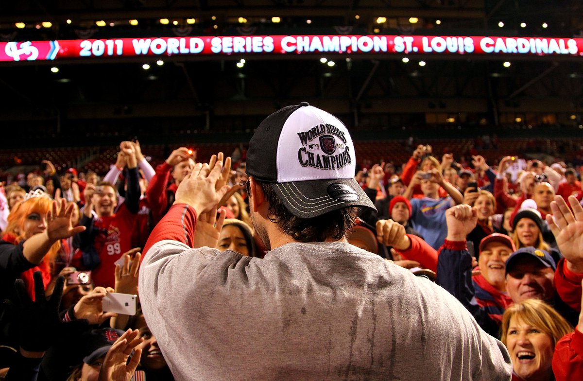 St. Louis became a city of champions once again in 2011, following a thrilling Fall Classic against the Rangers!

Tune in to MLB Network at 9am ET to relive Game 7 between the Cardinals and Rangers. 