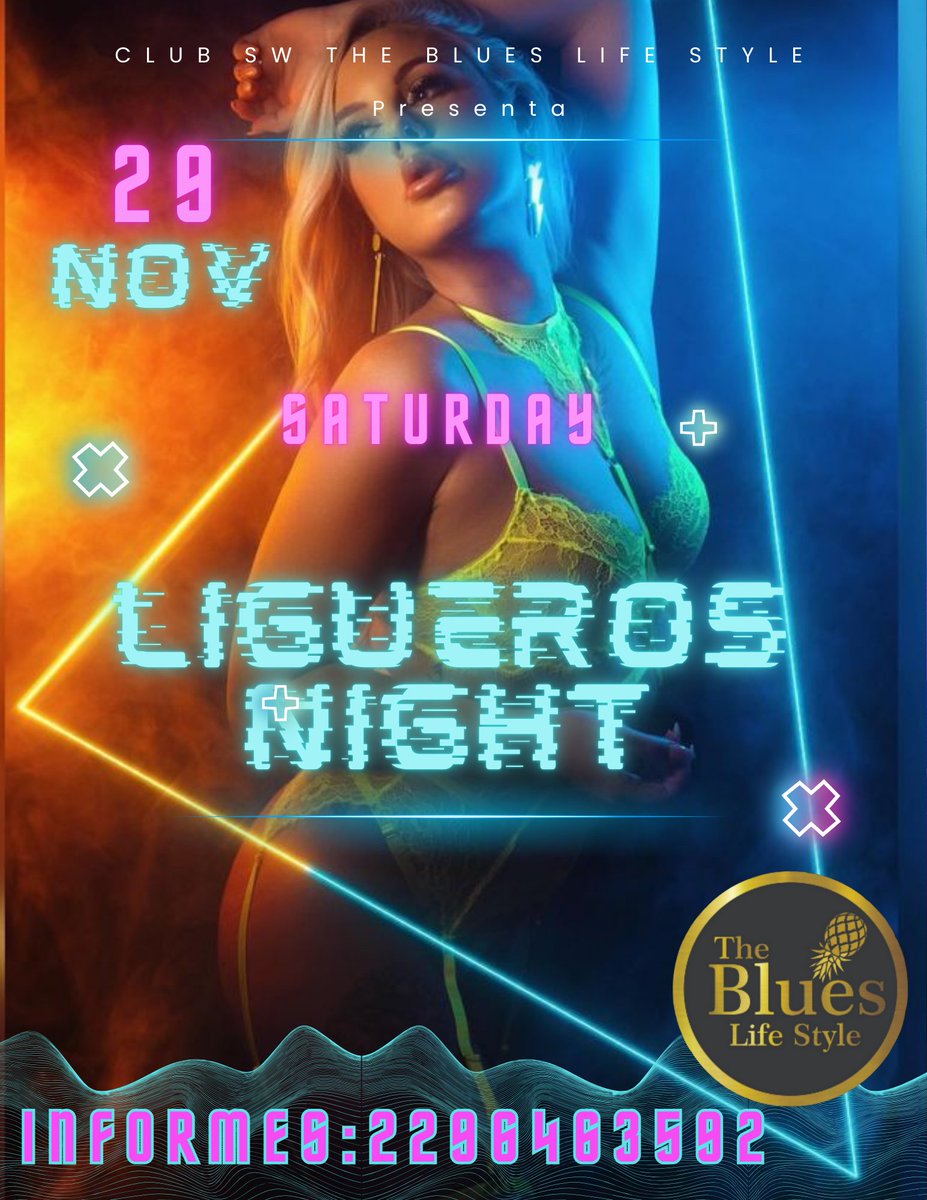 Este sábado te esperamos  en nuestra noche de LIGUEROS 
*A partir de las 10 pm
*Acceso libre de bebidas y botanas 
*Previa reservación 
*Cupo limitado
*Anfitriones: <a href="/Netzayoficial1/">NETZAY🌟 y LUCIFER 😈</a> 
<a href="/lunitauni41360/">LILITH QUEEN ❤️‍🔥</a> 
<a href="/Annie_v1992/">💀 Bünnie Jarocha 🖤 50K✨</a> 
<a href="/LegnaIvySw/">😇Lҽɠɳα ҽ IʋყSɯ🧙‍♀️𝓽𝓱𝓮 𝓪𝓷𝓲𝓶𝓪𝓵 𝓵𝓸𝓿𝓮𝓻</a> 
<a href="/gab46718146/">vive la vida con ojos de turista</a> 
<a href="/Ivyzious/">IvySw</a> 
<a href="/SweetMaggy0/">Sweet Maggy</a> 
<a href="/saga717991269/">Saga7179</a>