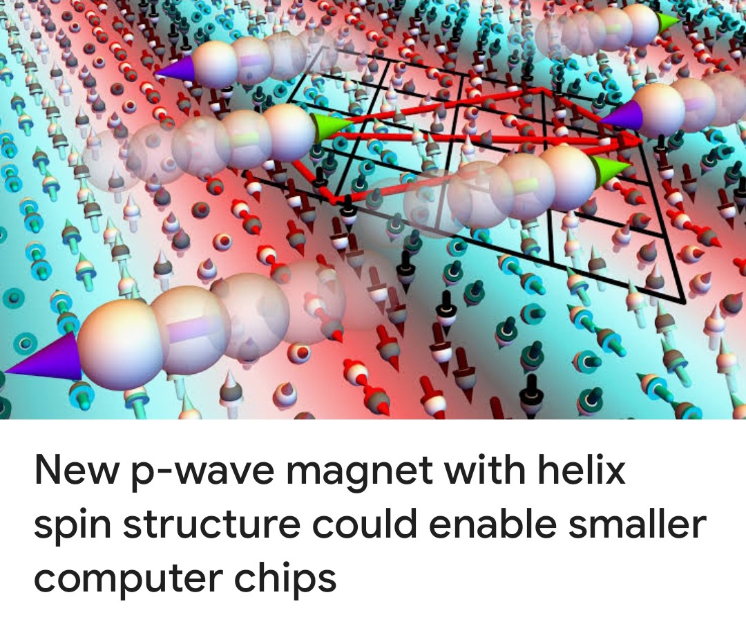 Dr_Singularity's tweet image. Computing breakthrough 

Scientists have created a magnetic material with spins that twist in an ultra tiny helix, and it produces an electrical response far stronger than expected.

Because it’s so easy to control and so powerful at this scale, it could open the door to…