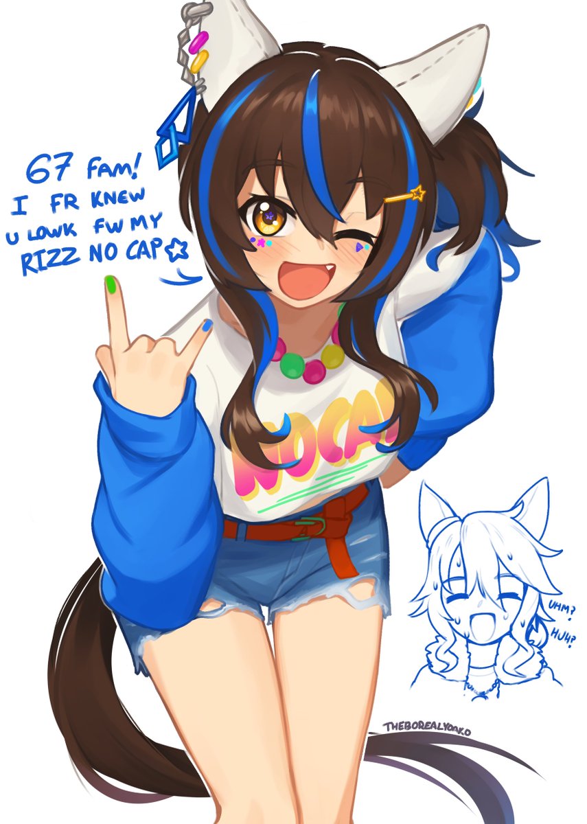 BorealYoako's tweet image. weiiii 67!!!!
#umamusume