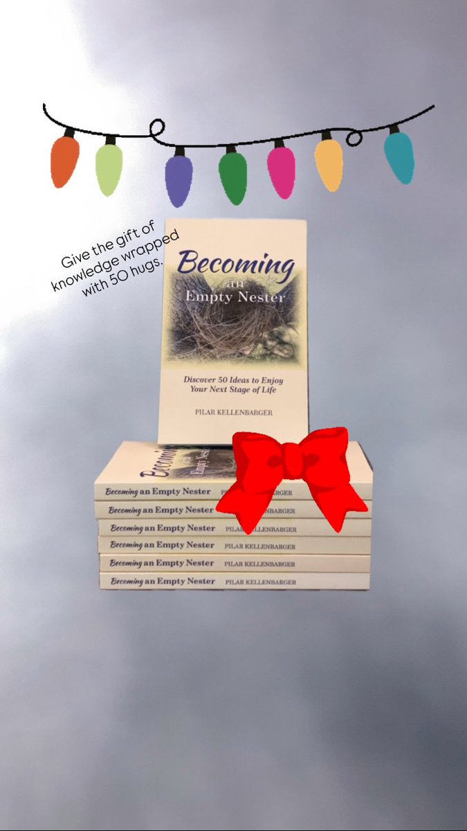 PKellenbarger18's tweet image. Helping empty nesters since 2023! Here the best gift idea for that family member or friend struggling with missing their children. #EmptyNester #MomLife #emptynest 
Give the gift of knowledge wrapped with 50 hugs! 🎄🕎