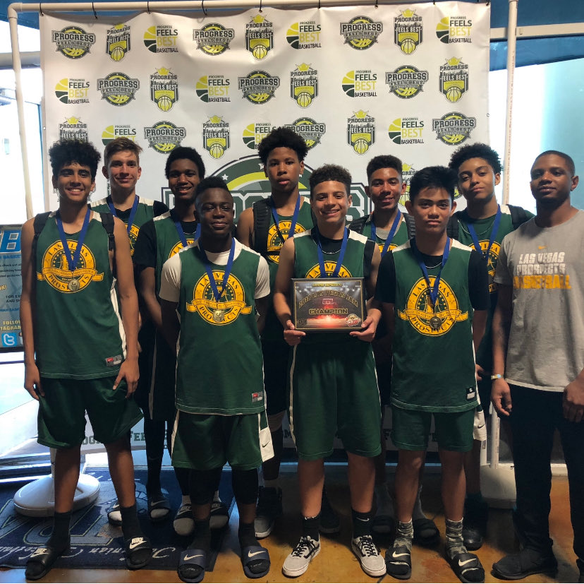 Old AAU teammates to college foes today. Successful young men.