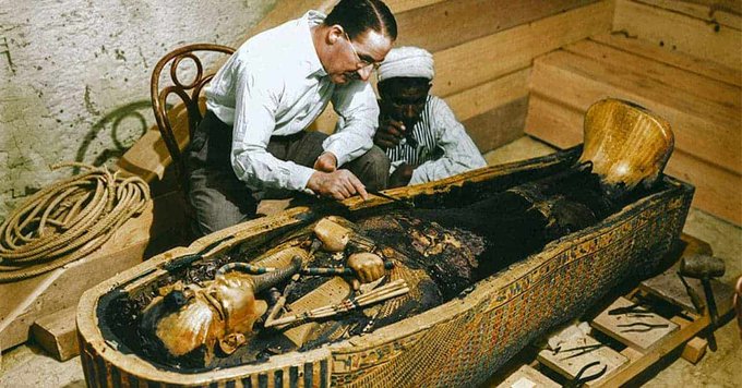 NathanFrancis__'s tweet image. &quot;It was a sight surpassing all precedent, and one we never dreamed of seeing.&quot;

☀️ #OTD in #History 26 November 1922,  British archaeologists #HowardCarter and #LordCarnarvon became the first people to enter the tomb of Pharaoh #Tutankhamun in more than 3000 years.
