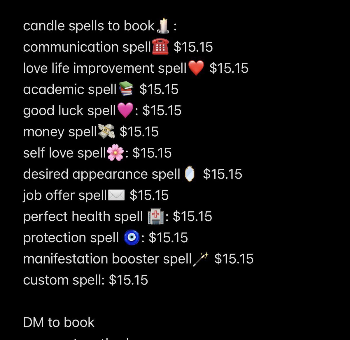 services to book via DMs

rt &amp; like to spread 

payment through donation links at linktr.ee/aaliyasoliscas… only

to book on site, use: aaliyahscorp.com