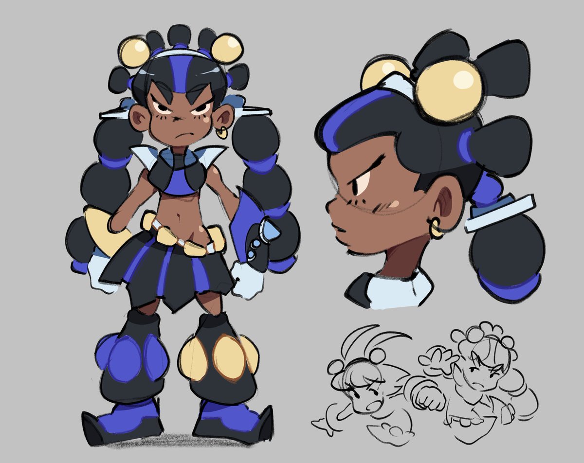 drew up a rival for Reiko for the future maybe. 💫 (need a name…)