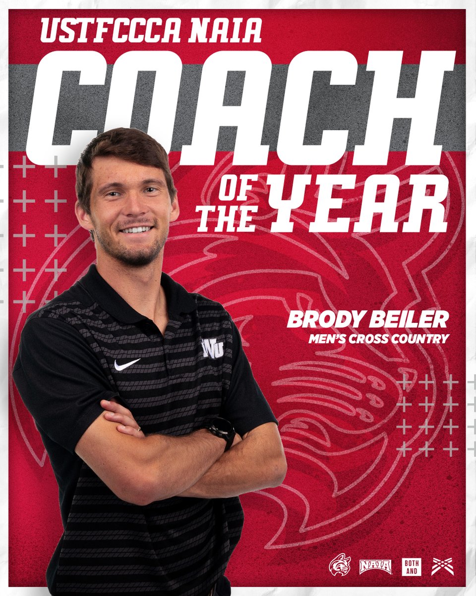 IWUWildcats's tweet photo. In just his second year as head coach, Brody Beiler has been named the @ustfccca Men's NAIA National Coach of the Year! 😼👏
📰 https://t.co/ESFFbNxvpP
#BothAnd #PlayTheRightWay https://t.co/bgvcXXPIwL