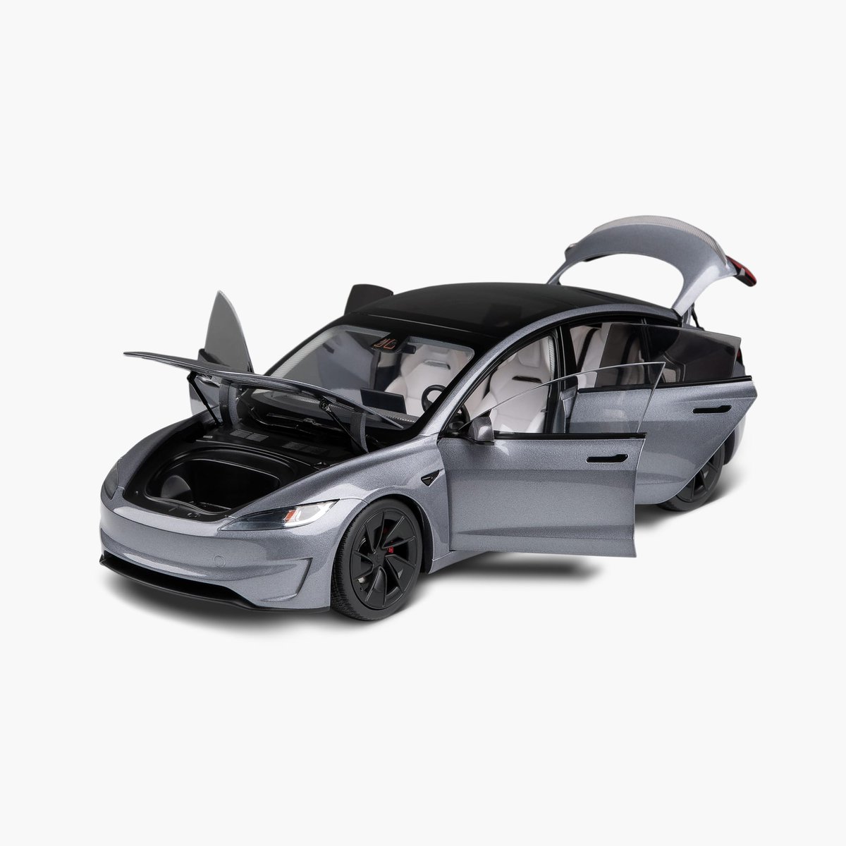 membo1003's tweet image. #テスラショップ通信 🇺🇲🛍️
Diecast 1:18 Scale Model 3
$175

Highlandのキャストモデルが3色展開⬜🟥⬛で本国に登場！ブラックインテリアですがファブリック…？のトリムやドアプレートの切り欠きまで再現されているコダワリの逸品。