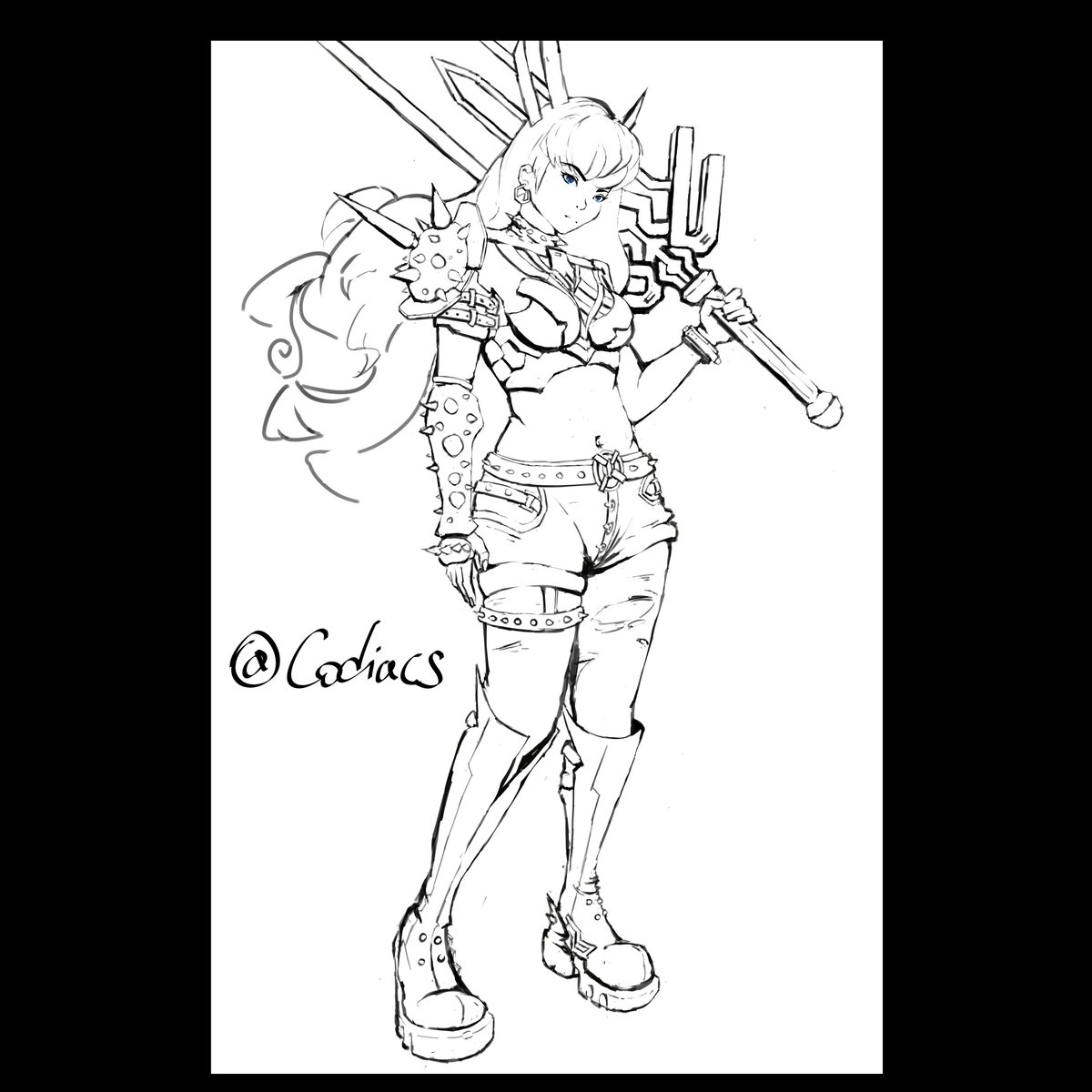 Codiacs's tweet image. I&apos;m codi and I draw various anime girls :)