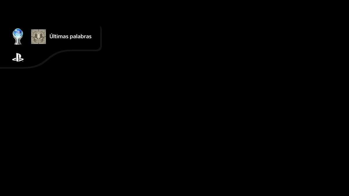 Platino #91:
NieR:Autómata
Últimas palabras (PLATINUM) 

(Gracias <a href="/10deiviidd/">10daaviidd</a> por la recomendación, se ha convertido en uno de mis juegos favoritos.)