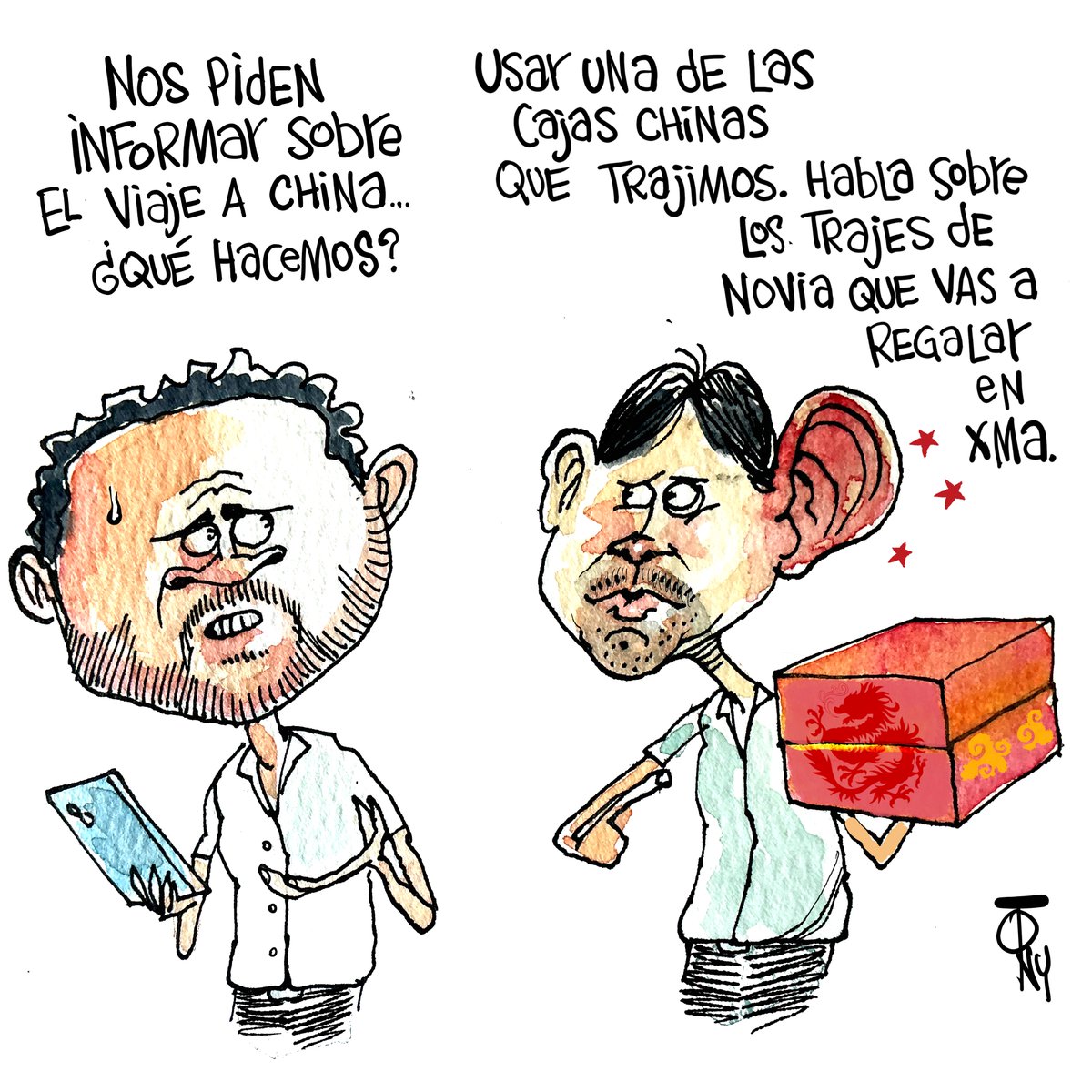 DiariodeYucatan's tweet image. #CartónDeTony &quot;Viajes que ilustran&quot;, creación de @cartonysta. 🖋
