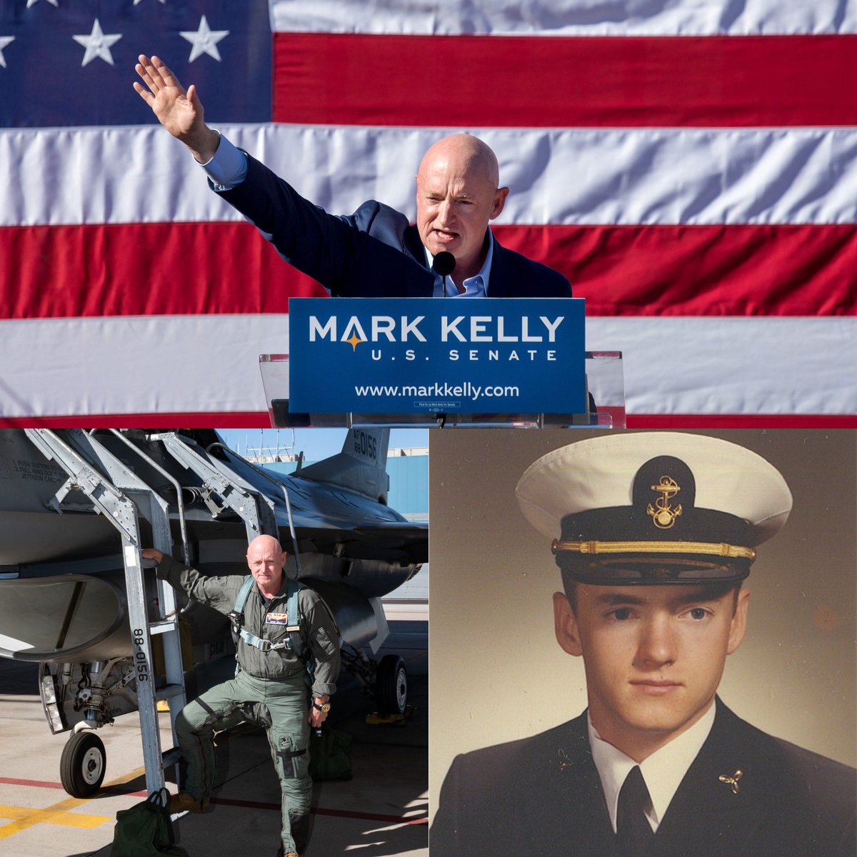 Maga_Trigger's tweet image. Show of ✋ if you believe Senator Kelly is a true hero for America!