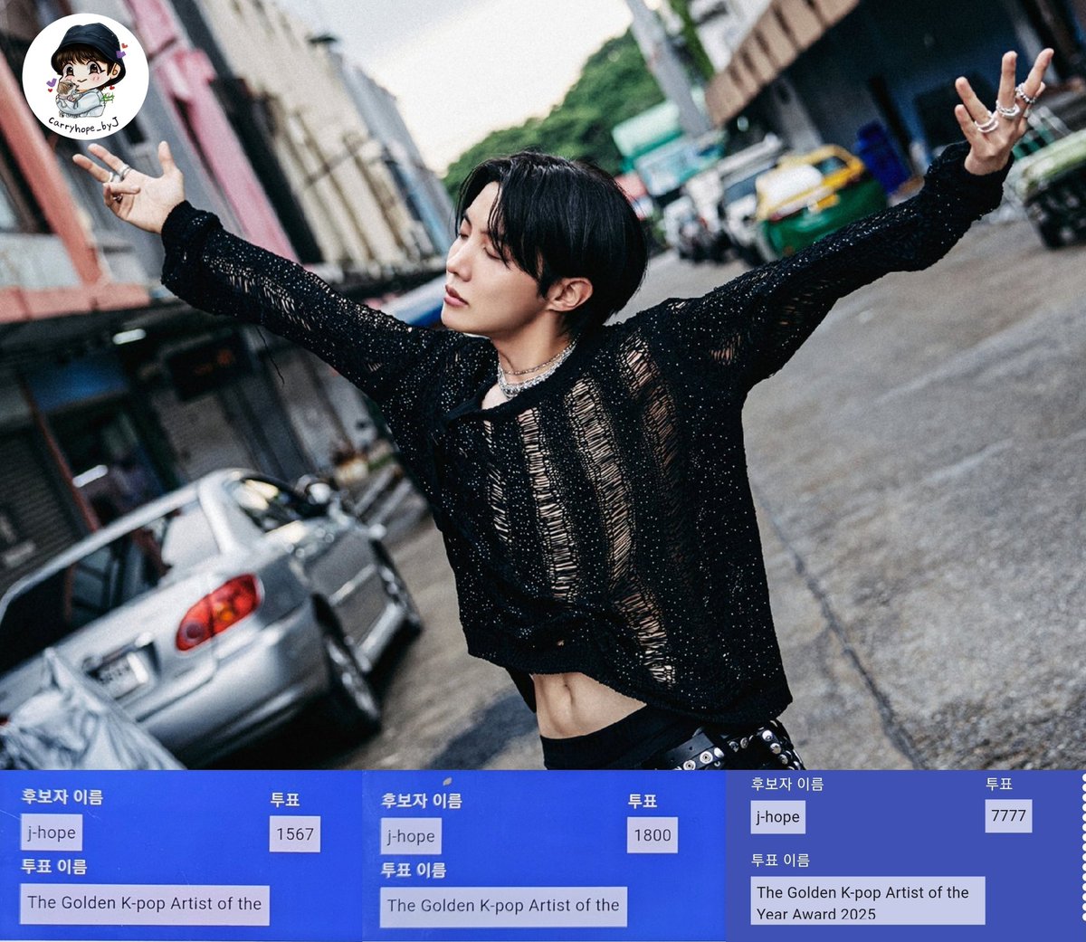 I vote #jhope for #POPGOLDENAWARDS2025