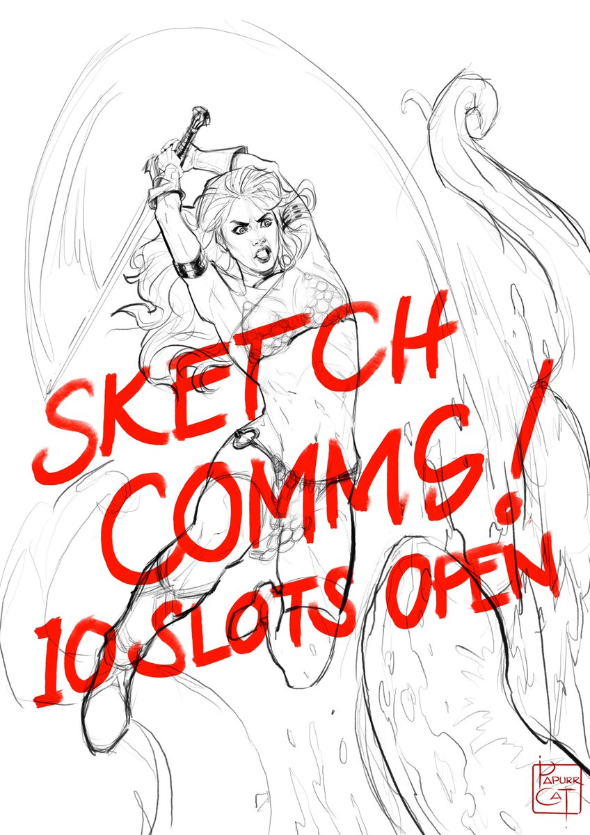 🚨 Emergency Commissions Open

- $30 per character
- 1 character per sketch only
- Original Characters +$15
- 10 slots only (multiple slots allowed)
- No NSFW

Slots are first-come, first-served.

DM or email for a slot Papurrcat.commissions@gmail.com