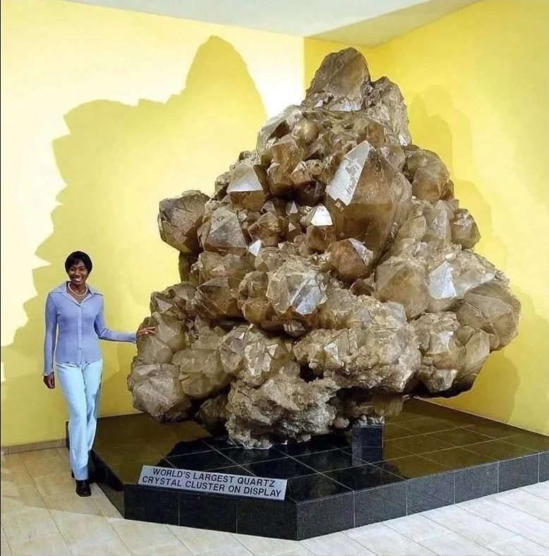 So, if it's true that we're made of crystal, those guys must have been really huge.🧐