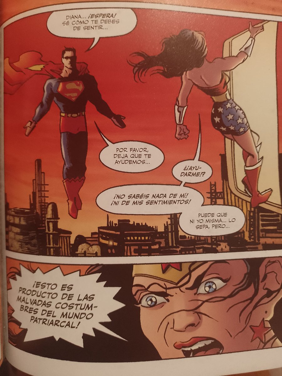 No tengo vista esta serie, pero tampoco es la primera vez que a Diana se le sale... lo que opina de los hombres.