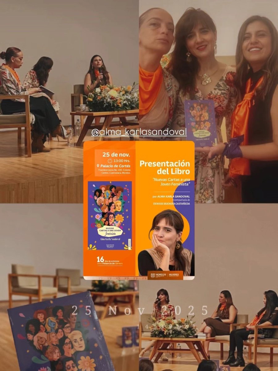 Agradezco a la Secretaría de las Mujeres auspiciar Nuevas cartas a una joven feminista, abrir camino a las otras, trabajar para transformar nuestro porvenir y el todas las mujeres. 📷📷📷📷📷📷📷📷
Fue una presentación preciosa.
@sairy_liceo
#almakarlasandoval