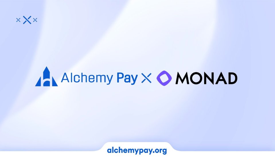 AlchemyPay's tweet image. 🤝 #AlchemyPay integrates with @monad to support Monad Chain and power seamless fiat access to MON!
Users in 173+ countries can now buy MON and access the Monad ecosystem with fiat using Visa, Mastercard, Apple Pay, Google Pay &amp;amp; more.

Start here 👉 ramp.alchemypay.org…
