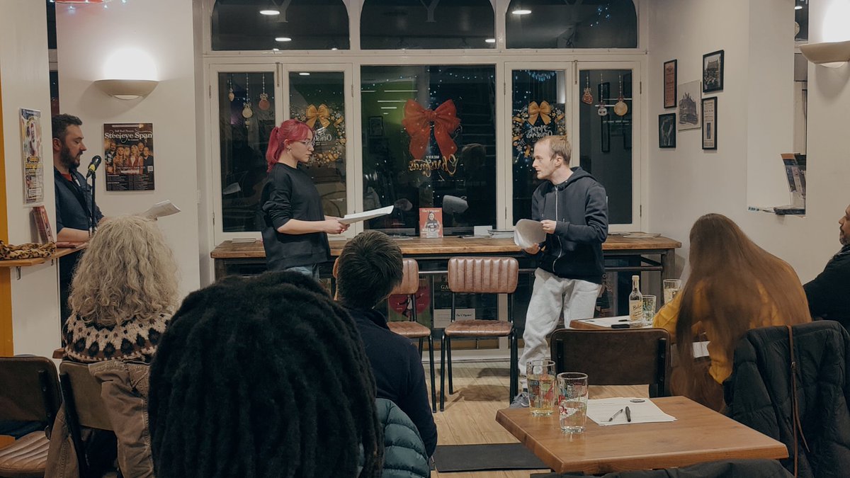 First up is a reading of Annie Tagirova's new film script Death Plays Games