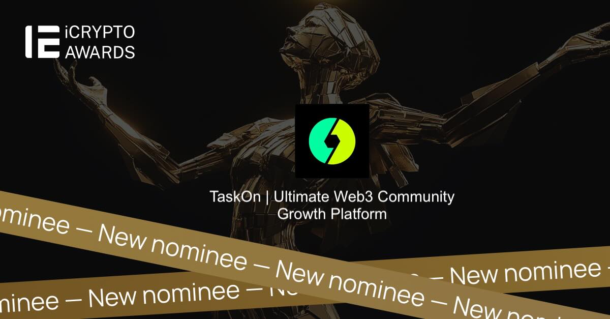 🚀 Vote Now! TaskOn 👍
 
TaskOn has been nominated for 
“Best Crypto Advertising Network” at the 
iCrypto Awards: People’s Choice!
Show your support and help them win 🏆

👉 icryptoawards.com/nominees/media…

#iCryptoAwards #CryptoAwards #meme #TaskOn #Web3 #DeFi #CryptoCommunity #vote