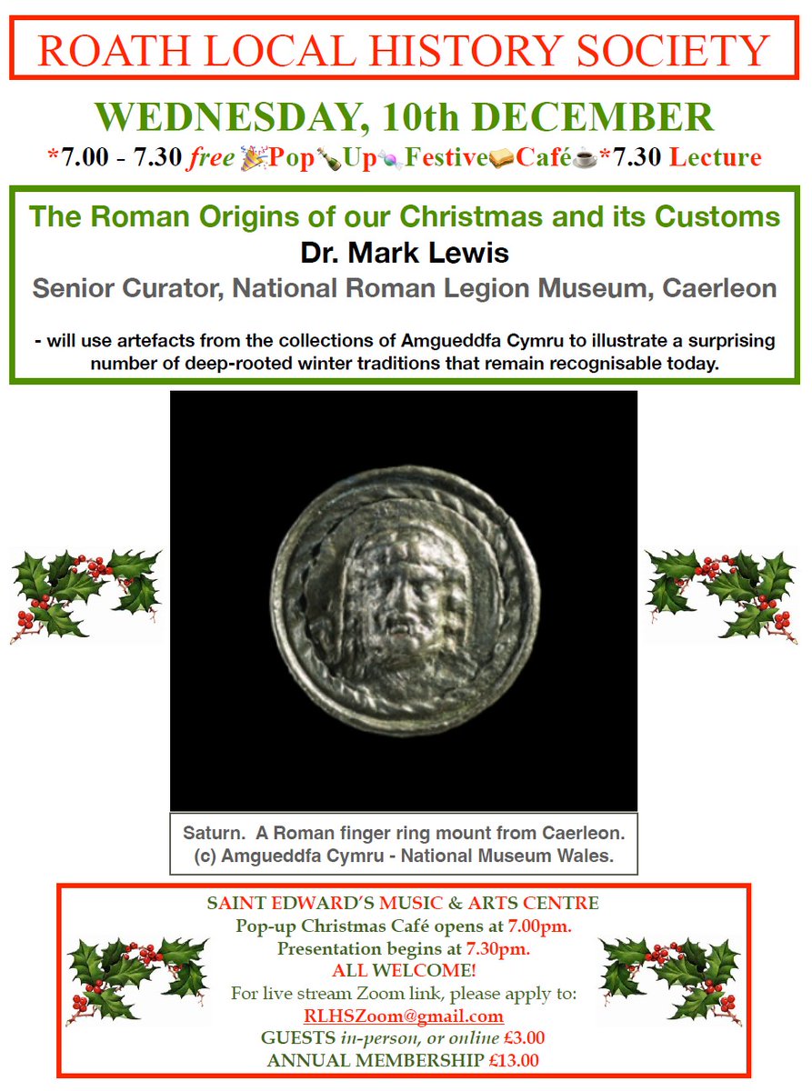 Details of our December meeting:-