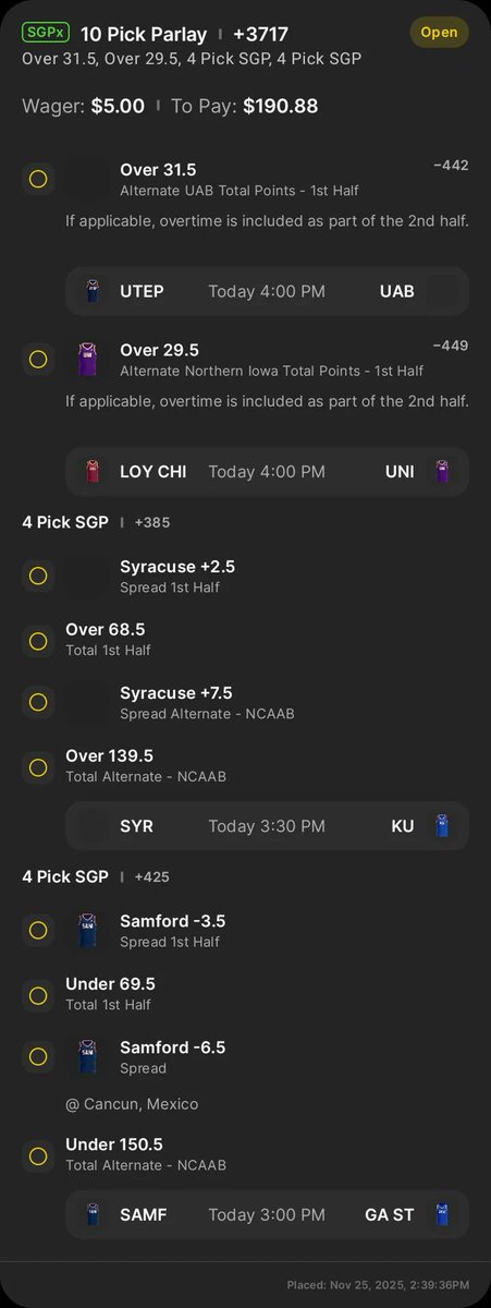 trada_picks's tweet image. College #lockitin

𝗟𝗢𝗖𝗞 𝗜𝗡 🔐 𝗙𝗢𝗥 𝗙𝗥𝗘𝗘 𝗣𝗜𝗖𝗞𝗦?
👇 𝗧𝗮𝗽 𝘁𝗵𝗲 𝗹𝗶𝗻𝗸➡️ linktr.ee/smart_punter

#prizepicks #NBA #NFL