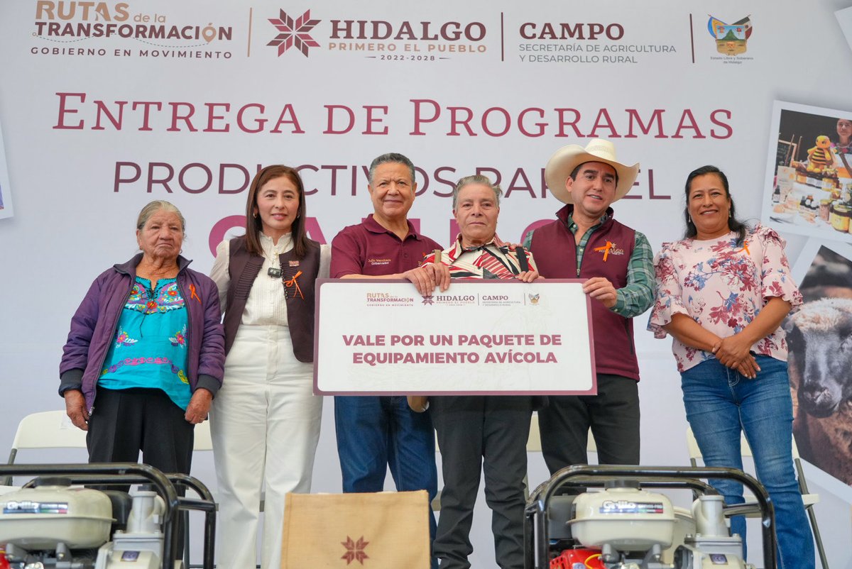 juliomenchaca_'s tweet image. En Huichapan impulsamos la tecnificación agrícola para que más productoras y productores cuenten con herramientas que impulsen su crecimiento.

Acercamos estos apoyos que fortalecen al campo hidalguense: 

     •Equipamiento acuícola, avícola y pecuario
     •Vientres porcinos…