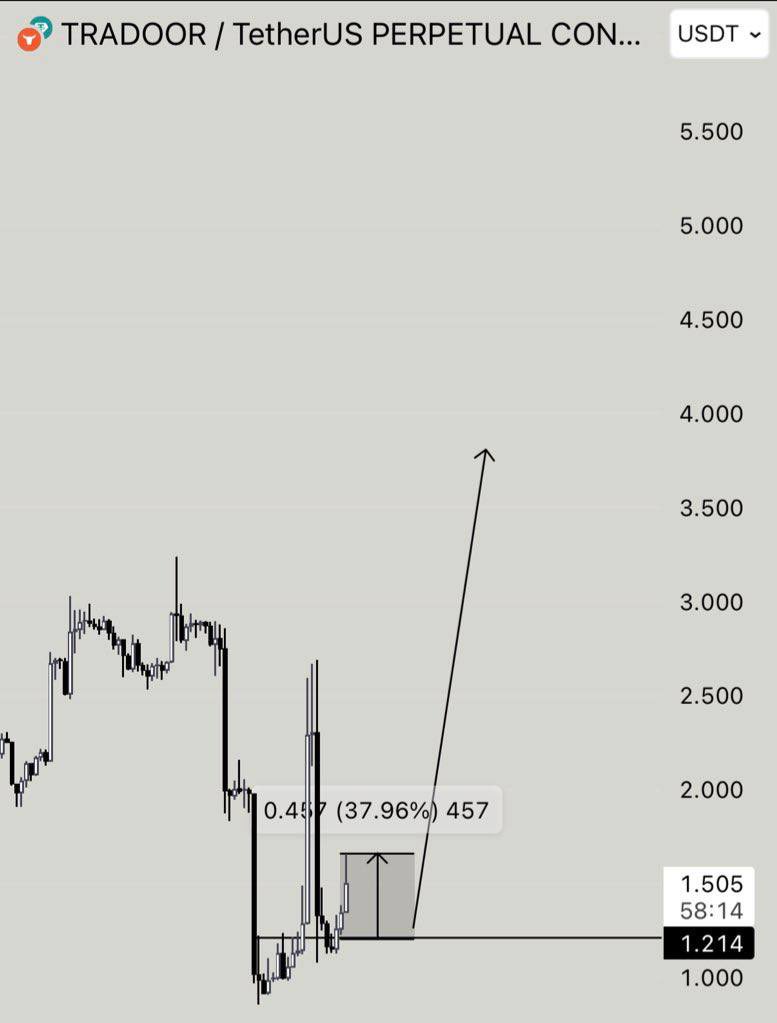 Entar_Uranus's tweet image. $TRADOOR | +38% ✅🚀
t.me/+WkvQA2aNrZU5N…

$ADX $ZEC $ASTER $SX $UDS $OVPP $XPL $BTC $PENGU $ZORA $ETH $HYPE $LINEA $SOL $RAIL