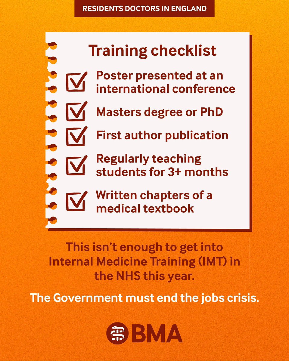 DrHWazir's tweet image. The recruitment system in England is a utter disgrace. We now have fully trained NHS doctors who cannot find work. 

Every medical leader who stood by and let this happen should be ashamed. This is a total failure of workforce planning. 

Doctors deserve better than this.