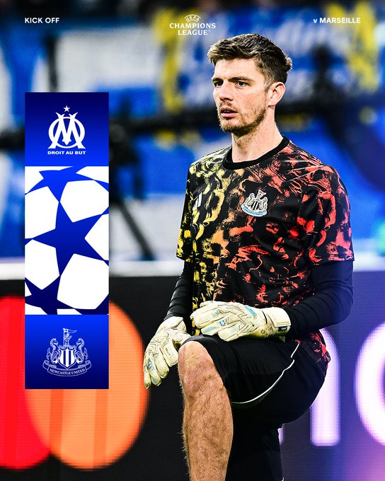 Kick-off: Marseille v Newcastle United.