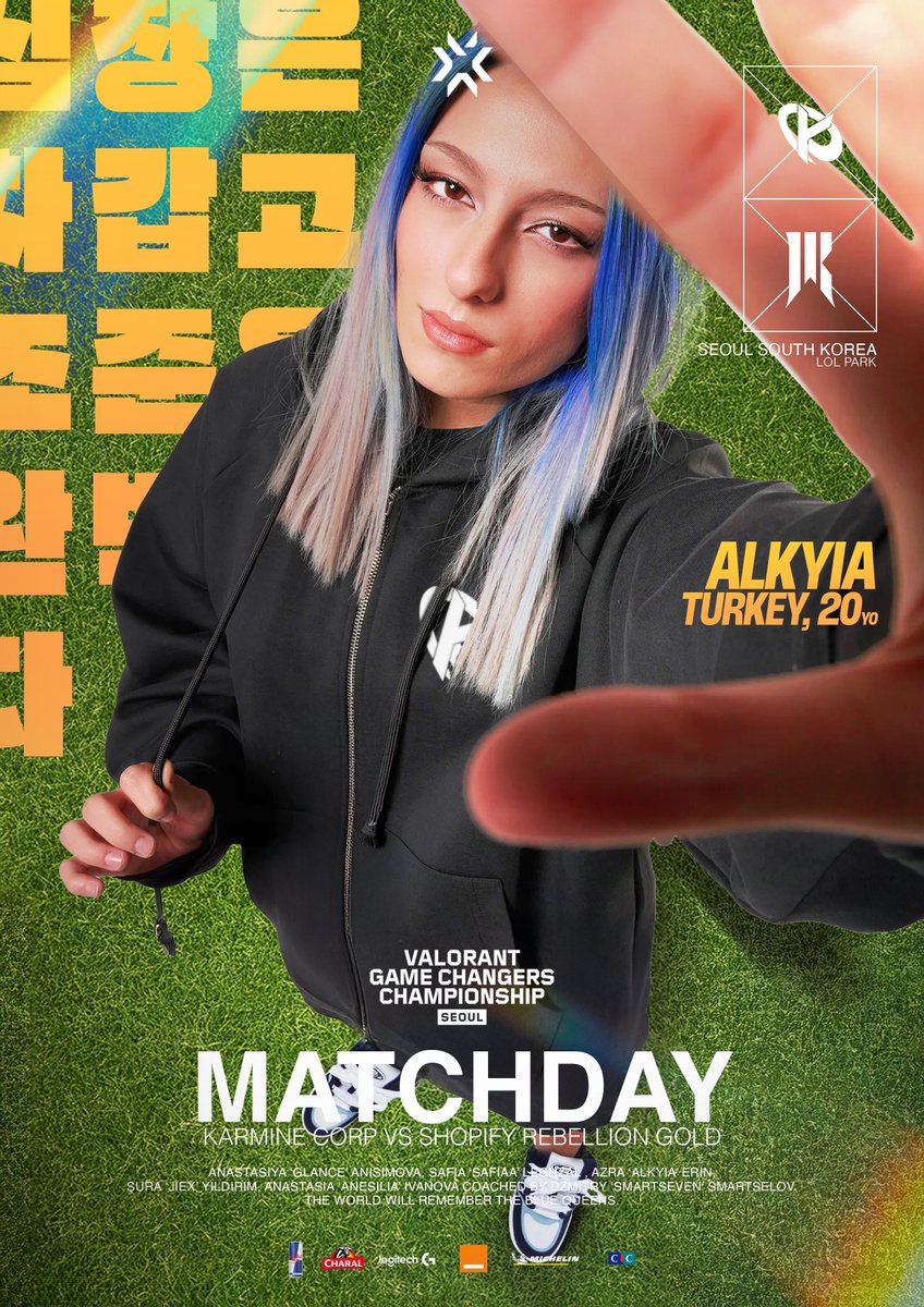 MaddleStudio's tweet image. Concept - #VCTGameChangers Champions Seoul 🇰🇷

@KarmineCorp vs @ShopifyRebels 

26.11.2025 - 12:00 CET

#KCORP #KCWIN #SRWIN