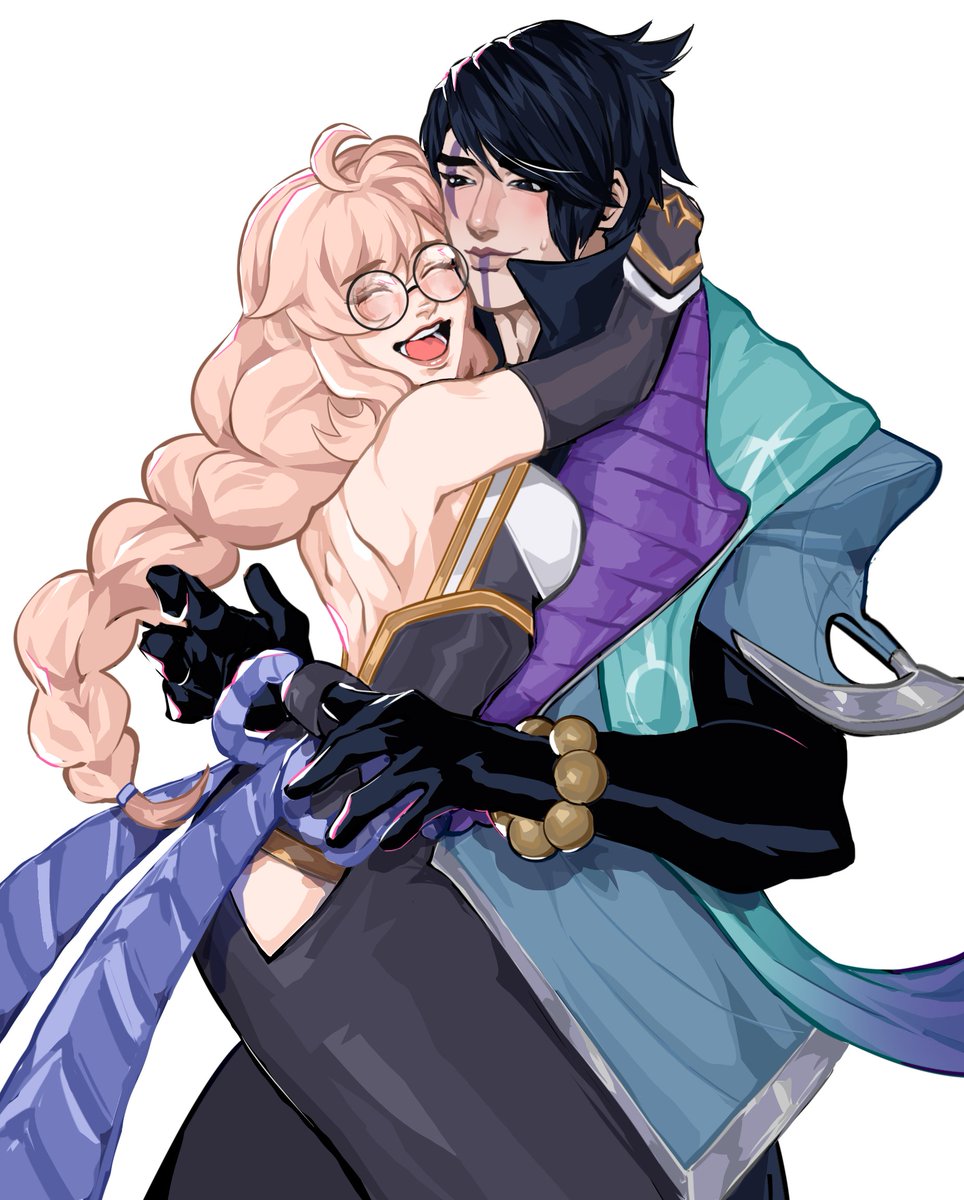 she might be clingy but luckily he's secretly very into it 💜 (by @/monoiing)