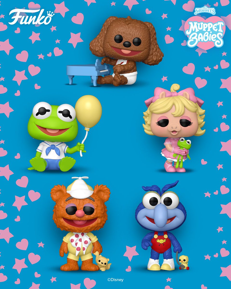OriginalFunko's tweet image. They’re so baby!! 🥹 Turn back the clock with new Funko POP! collectibles from Muppet Babies, coming soon! 

bit.ly/48i7kiP

#Funko #FunkoPOP #TheMuppets