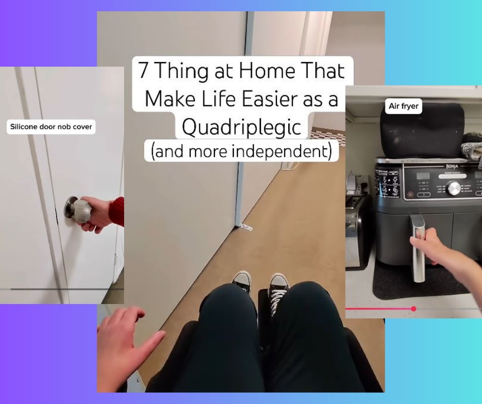 SPINALpedia's tweet image. From QuadPOV:

&quot;7 things for home that allow me more independence as a quadriplegic&quot;

spinalpedia.com/community/vide…

#quadriplegic #spinalcordinjury #independentliving