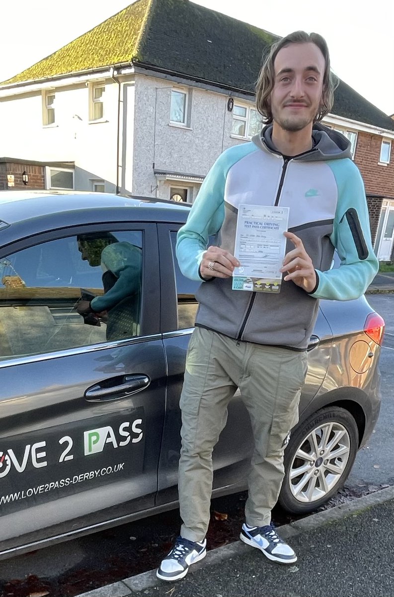 love2passderby's tweet image. Well done to Jordan for passing first time with just 2 driving faults. love2pass-derby.co.uk
#love2pass #love2passderby