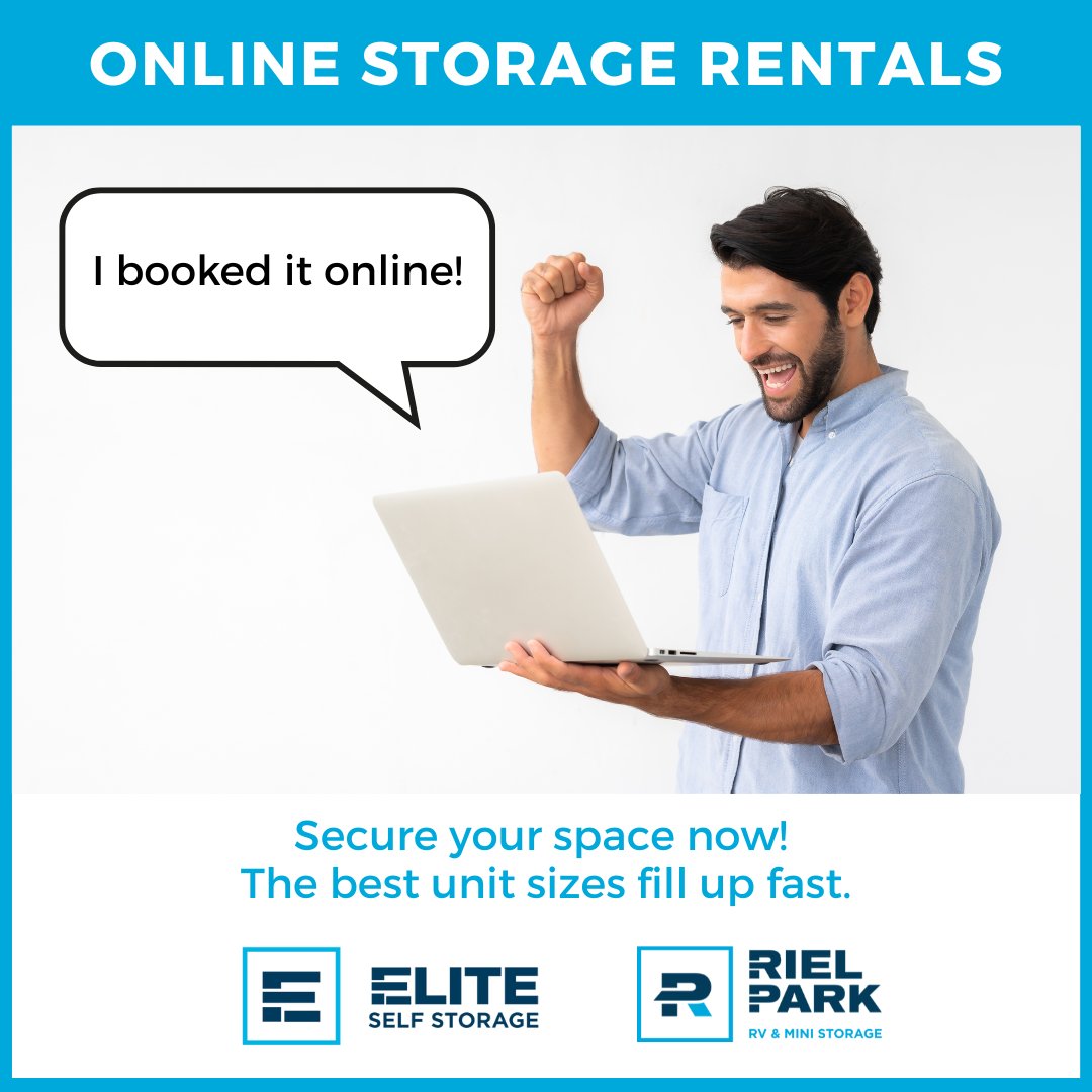 elitestalbert's tweet image. Tip Tuesday: Book your storage early!

Prime unit sizes always go fast—secure your space now before it’s gone. 📦🔐

#TipTuesday #StorageTips #BookEarly