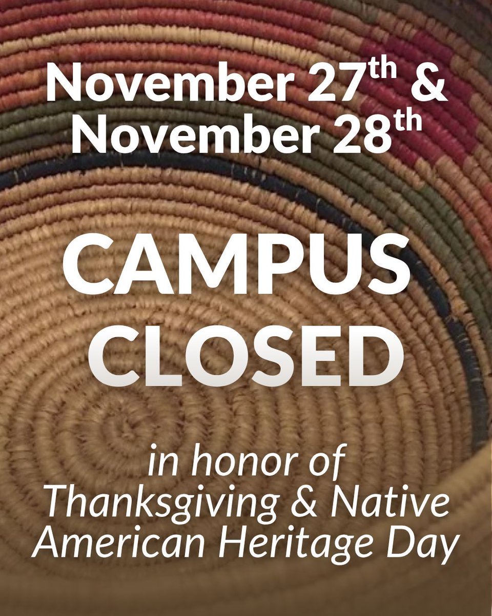 Happy Holidays, Chokers! Here's a quick look at our schedule for the rest of the week:
✨ Wednesday, November 26: Closing to the public at 12:00 PM
🦃 Thursday, November 27: Closed for Thanksgiving 
🌿 Friday, November 28: Closed for Native American Heritage Day