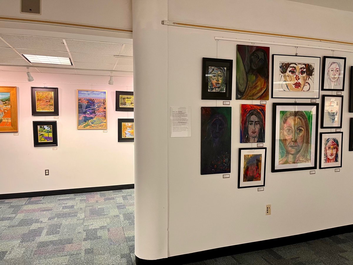 Explore this month's exhibit, "Brushstrokes and Beyond," to experience the work of four retired teachers as they return to their roots as visual artists. 

Featuring art by Ann Marie Divecchia Piantedosi, Anne Lederhos, Rosanne Trolan, and Mike Flint. 🔗 nashualibrary.org/artgallery