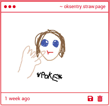 "Gah! I've been poked!"

He looks like the autism creature and ykw, accurate!