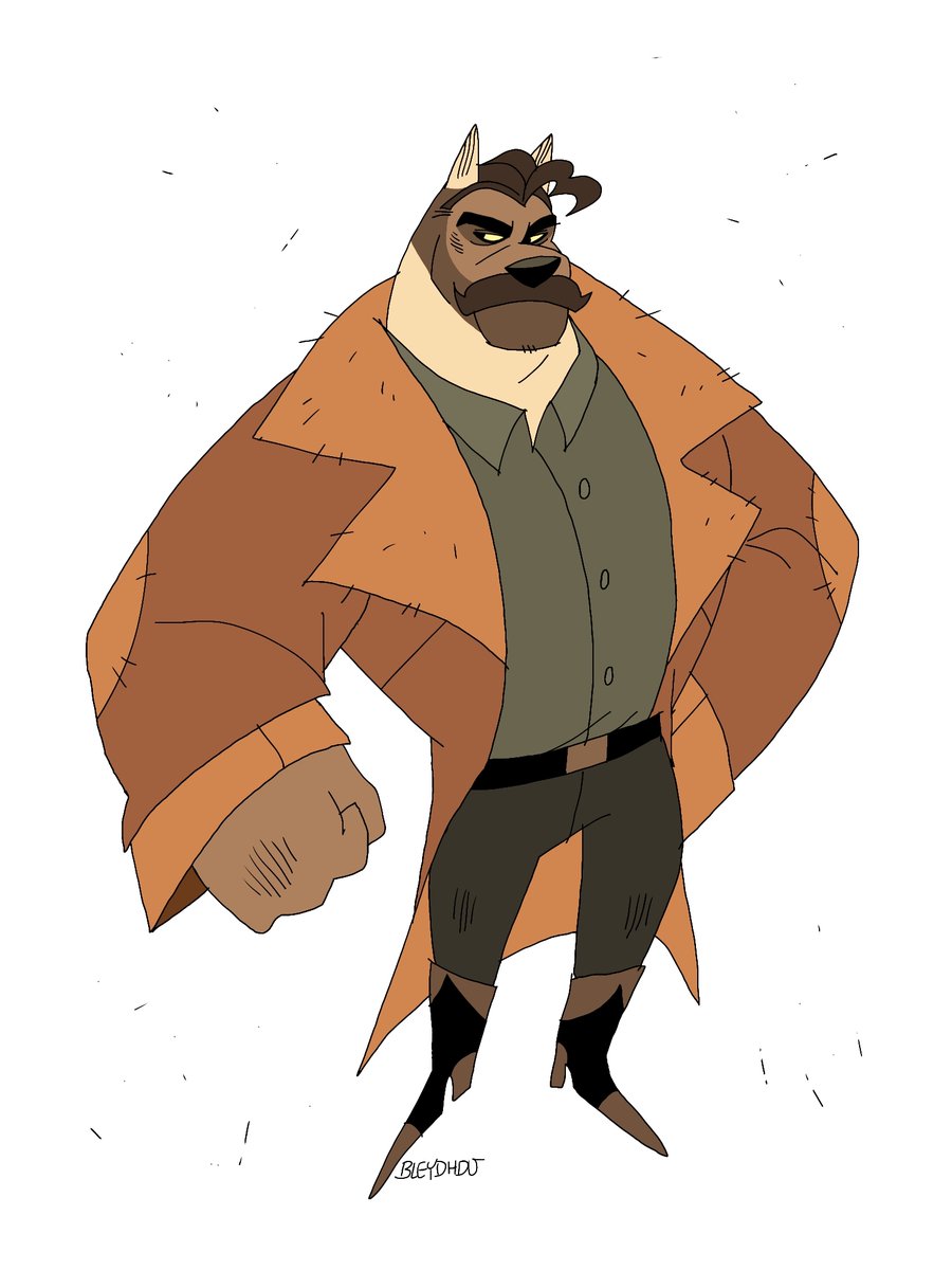 BleydhDu's tweet image. The stylized one ended up winning so I wanted to give you guys an idea of what I meant by it (since some folks might not have seen the style).
I have a lot more fun playing with shapes and silly poses than trying to do stuff that&apos;s semi realistic.