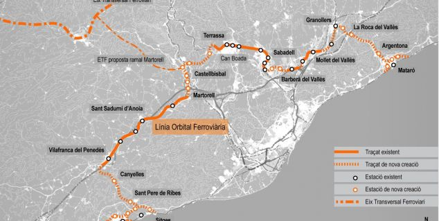 Terra_Futur's tweet photo. La línia orbital☄️
Gent que ve a Barcelona cada dia ara demana una línia orbital per anar de Sant Cugat a Vilanova, trajecte que sap que mai farà. Però la necessitem perquè Barcelona centralista i bla, bla, bla.🤨 
I total, sempre van en cotxe 🚗🚙 https://t.co/HlwoSW8fsv