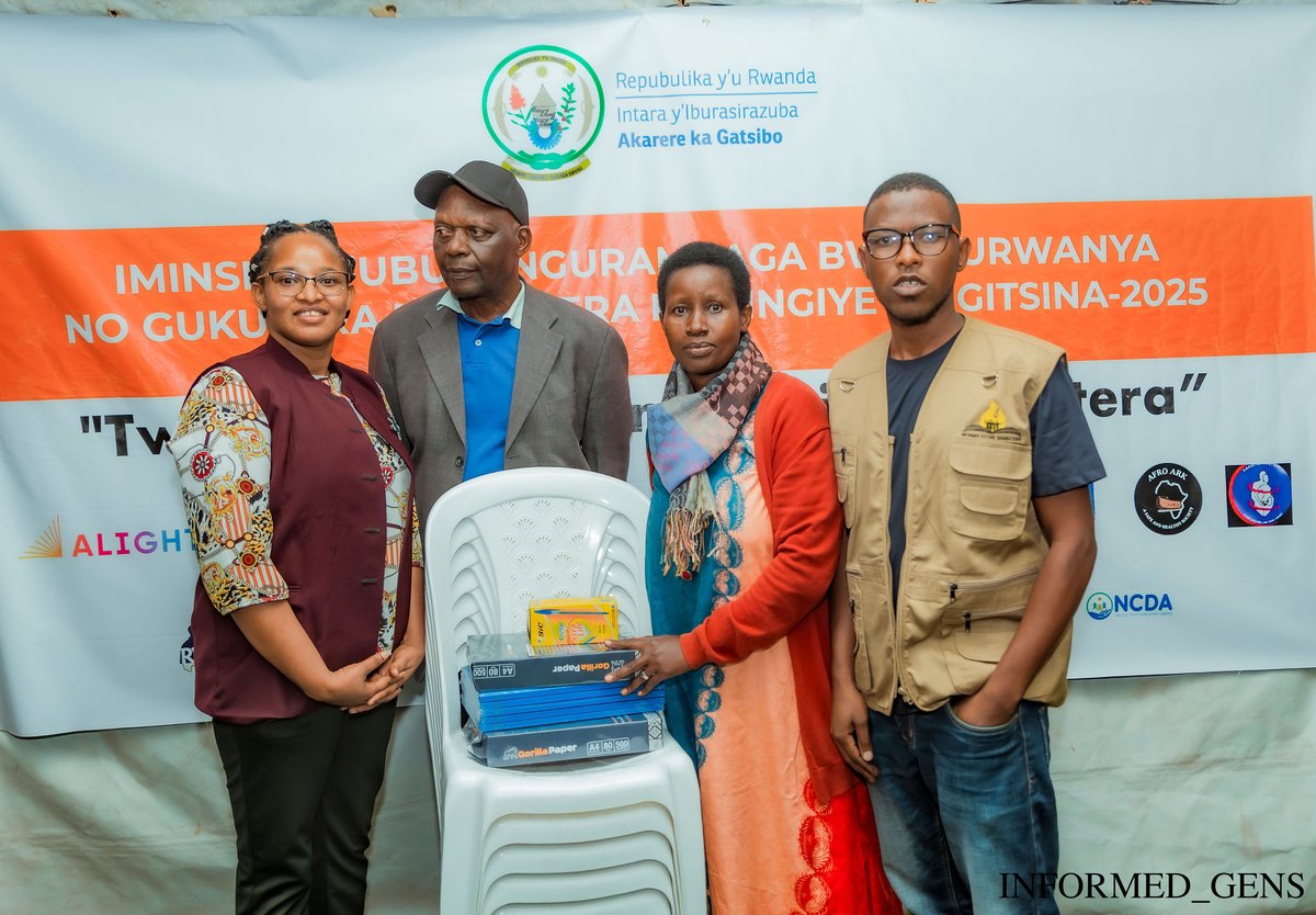 informed_gens's tweet image. Today, together with other partners we joined @GatsiboDistrict to officially launch the #16DaysOfActivism. Messages highlighted the importance of preventing and responding to GBV and human trafficking, urging communities to stay alert and report any suspected cases immediately.