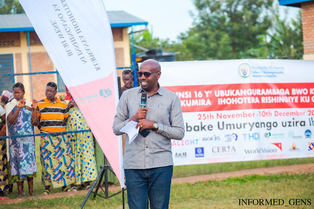 informed_gens's tweet image. Today, together with other partners we joined @GatsiboDistrict to officially launch the #16DaysOfActivism. Messages highlighted the importance of preventing and responding to GBV and human trafficking, urging communities to stay alert and report any suspected cases immediately.