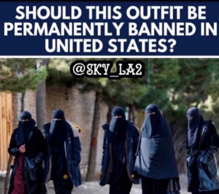 Sky_La2's tweet image. Should this outfit be banned in the United States? 🤔

YES or NO