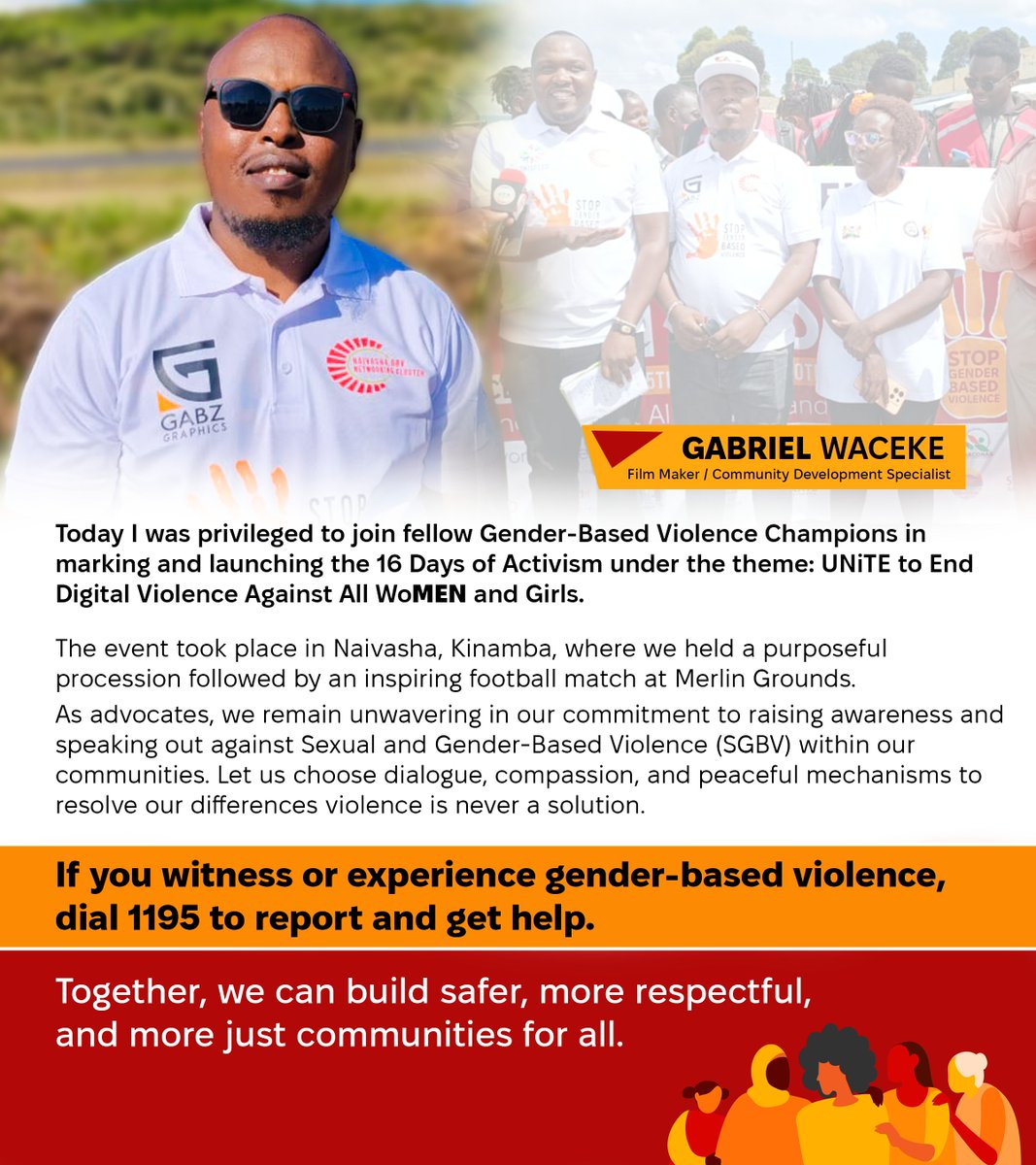 16 days of ACTIVISM against gender based violence